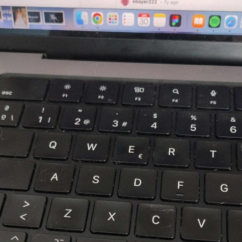 Apple Black Laptop Keyboard
